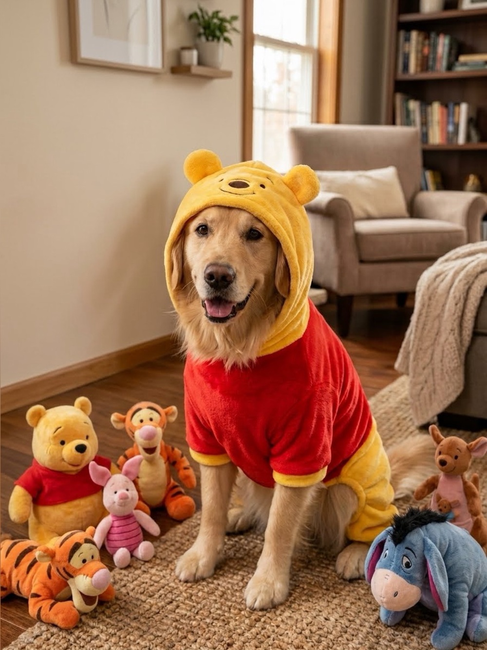 Dog Disney costume Winnie the Pooh